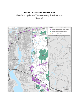 South Coast Rail Corridor Plan Five-Year Update of Commmunity