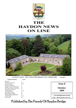 The Haydon News on Line