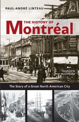 The History of Montréal • the Story of a Great North American City