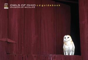 OWLS of OHIO C D G U I D E B O O K DIVISION of WILDLIFE Introduction O W L S O F O H I O