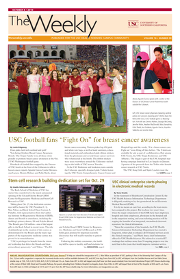 USC Football Fans “Fight On” for Breast Cancer Awareness