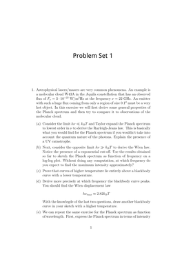 Problem Set 1