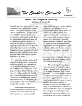 The Cavalier Chronicle October 2017