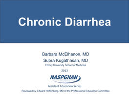 Chronic Diarrhea