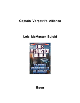 Captain Vorpatril's Alliance Lois Mcmaster Bujold Baen