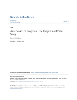 America's First Frogman: the Draper Kauffman Story