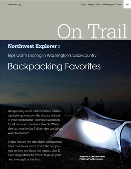 Backpacking Favorites