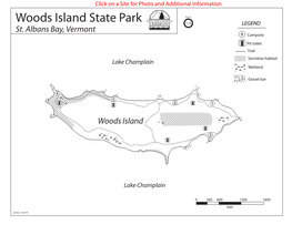 Woods Island State Park FORESTS, PARKS & RECREATION VERMONT LEGEND St