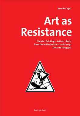 Art As Resistance by Langer
