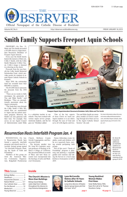 Smith Family Supports Freeport Aquin Schools