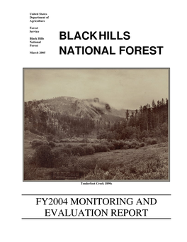 Annual Monitoring Report Is in Chapter Four of the Forest Plan