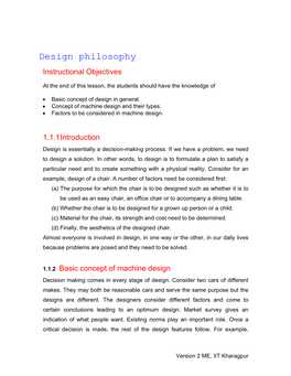 Design Philosophy