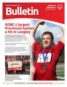 SOBC's Largest Provincial Games a Hit in Langley