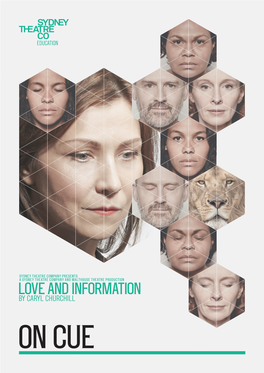 Love and Information by Caryl Churchill on Cue Table of Contents