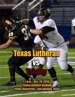 Texas Lutheran Vs. Trinity University