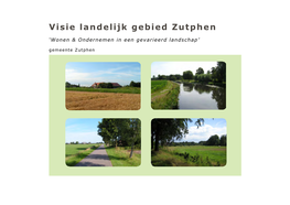 Visie Landelijk Gebied Zutphen