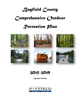 Bayfield County Comprehensive Outdoor Recreation Plan 2015-2019