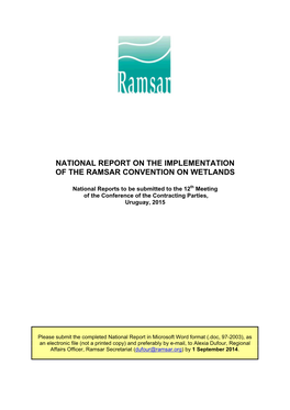Canada's National Report