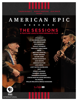 The Sessions a Feature Length Performance Film