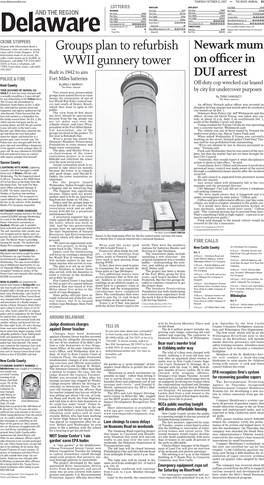 Groups Plan to Refurbish WWII Gunnery Tower