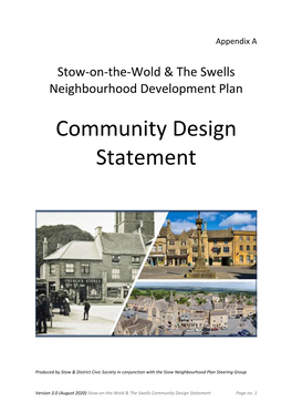Draft Community Design Statement
