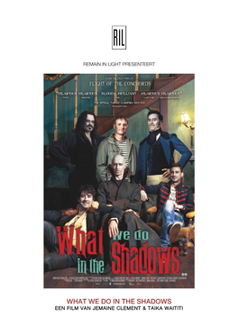 What We Do in the Shadows Een Film Van Jemaine Clement & Taika Waititi