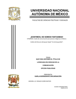 Universidad Nacional Autónoma De México (UNAM)