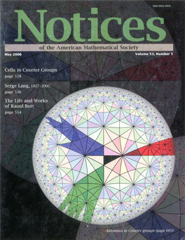 Notices of the American Mathematical Society May 2006