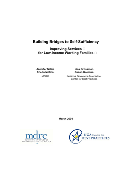Building Bridges to Self-Sufficiency
