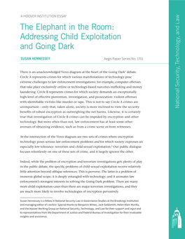 Addressing Child Exploitation and Going Dark 3