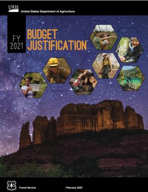 Usfs-Fy-2021-Budget-Justification.Pdf