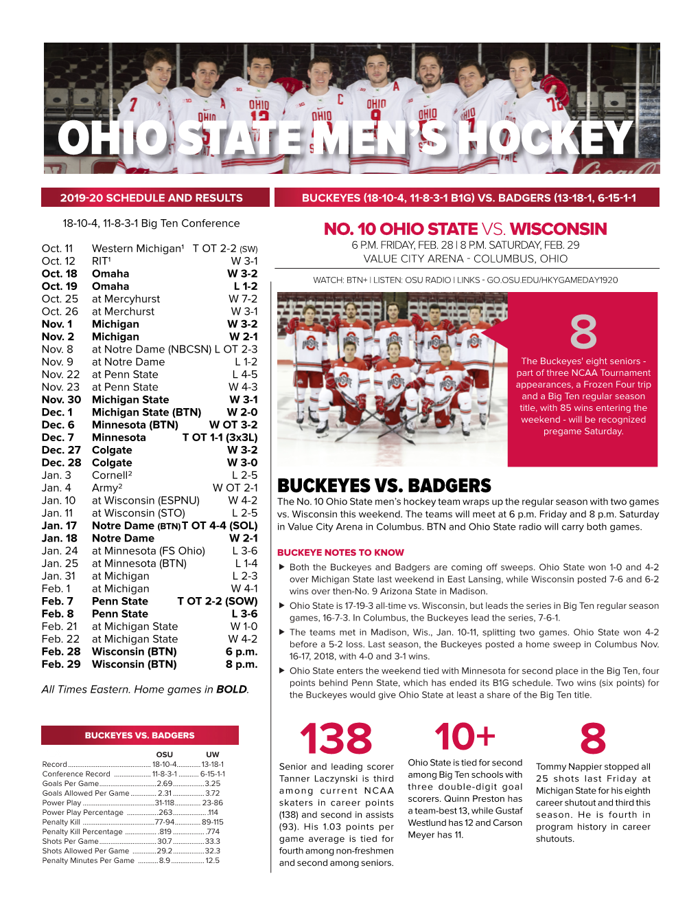Ohio State Men's Hockey 8