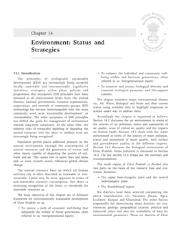 Environment: Status and Strategies
