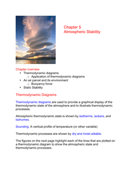 Chapter 5 Atmospheric Stability