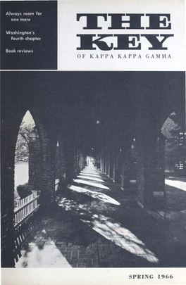Of Kappa Kappa Gamma Spring 1966
