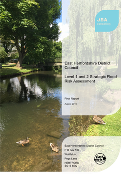 East Hertfordshire District Council Level 1 and 2 Strategic Flood Risk Assessment