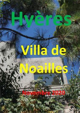 Novembre 2020 Villa De Noailles