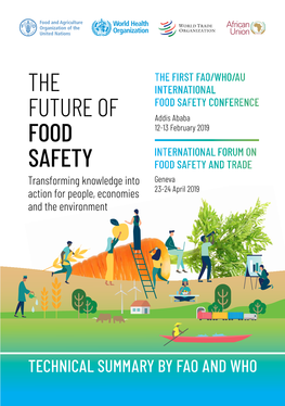 The First Fao/Who/Au International Food Safety Conference Addis Ababa, 12-13 February 2019