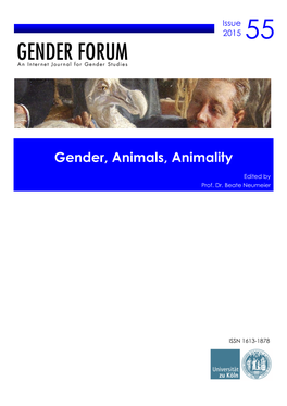 Gender, Animals, Animality