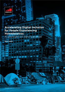 Accelerating Digital Inclusion for People Experiencing Homelessness: a Spotlight on San Francisco