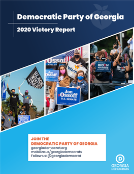Democratic Party of Georgia 2020 Victory Report