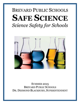 SAFE SCIENCE Science Safety for Schools