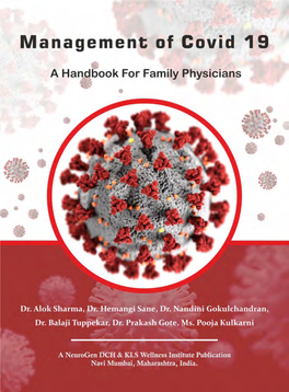 Management of COVID-19 a Handbook for Family Physicians