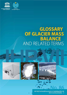 UNESCO Glossary of Glacier Mass Balance and Related Terms
