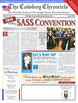 April 2014 2013 .SASS CONVENTION