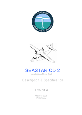SEASTAR CD 2 Amphibious Flying Boat