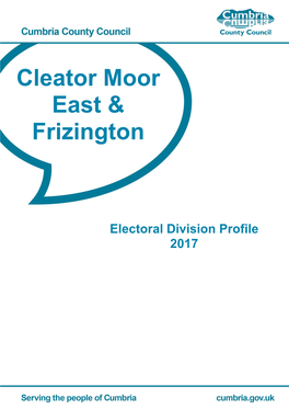 ED Profile Cleator Moor East and Frizington2