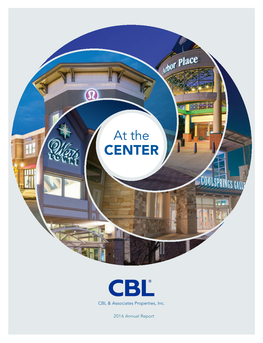 CBL & Associates Properties, Inc. 2016 Annual Report