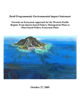 Draft Programmatic Environmental Impact Statement October 27, 2005