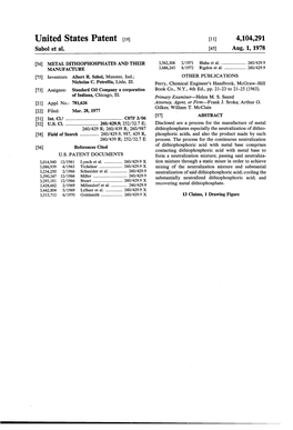 United States Patent (19) 11) 4,104,291 Sabol Et Al